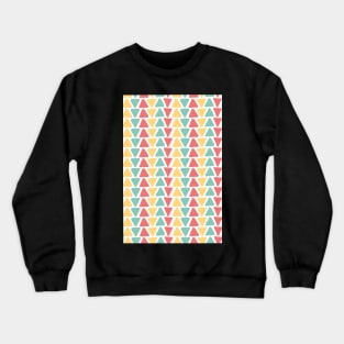 vintage color grunge geometric pattern line Crewneck Sweatshirt